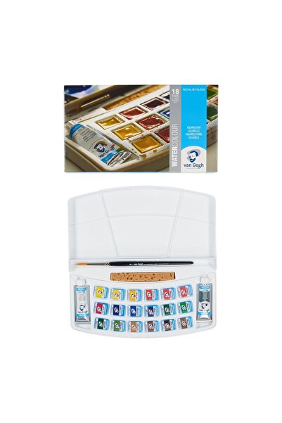 Van Gogh Tablet Sulu Boya Seti : 18 Renk (2 X 10 Ml Tüp) (plastik Kutu)