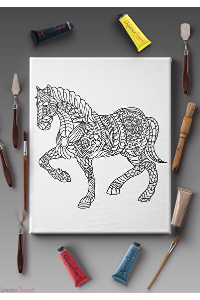 KanvasSepeti Ölçü Seçenekli Tüm Boya Türlerine Uygun Boyanabilir Tablo Tuval ...