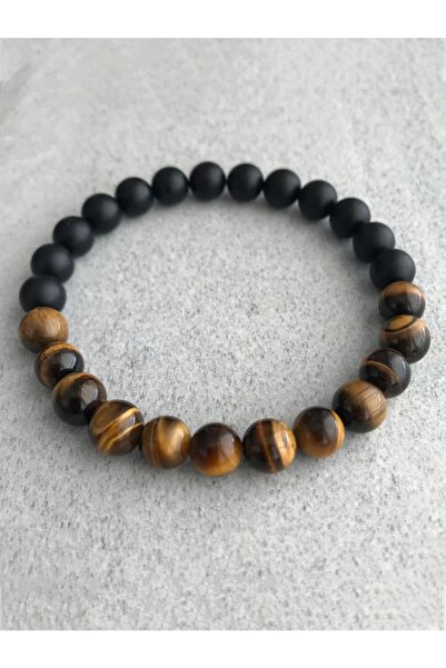 MADEFORYOUU Men's Tiger Eye Bracelet - Liner
