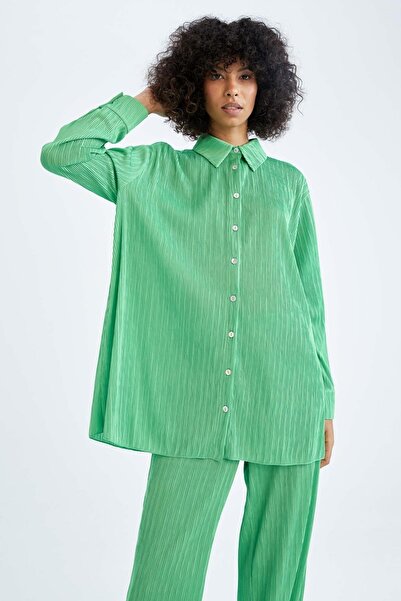 DeFacto Μακρυμάνικο πουκάμισο με κανονική εφαρμογή