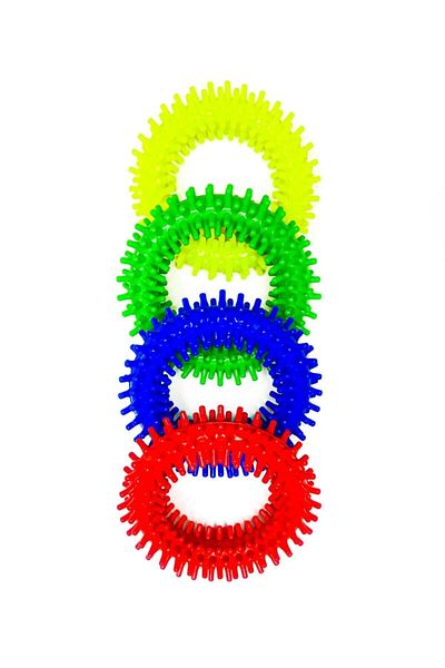 Dream Plus Round Barbed Teething Teeth Cleaning Pet Dog Toy 1Pcs