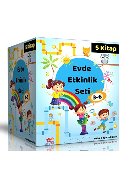 Enine Boyuna Eğitim 3-6 Yaş Evde Etkinlik Eğitim Seti