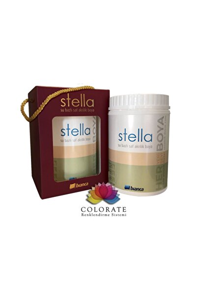 Bianca Stella Su Bazlı Saf Akrilik Boya 1 Lt Renk ( 0667 )