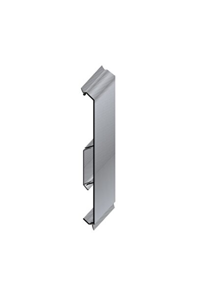 Kırılmaz Alüminyum Süpürgelik Profili 12x1.3cm Boy3mt Uyumlu