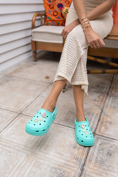 ANGELİNA JONES Γυναικείες παντόφλες παραλίας Tango Turquoise