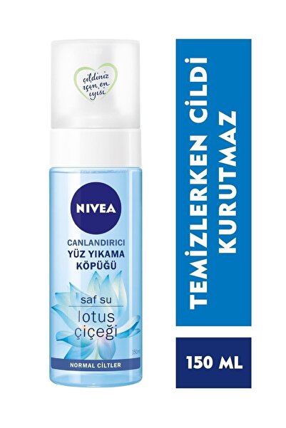 NIVEA Üz Yıkama Köpüğü Canlandırıcı,normal Ciltler 150ml,derinlemesine Yüz Te...