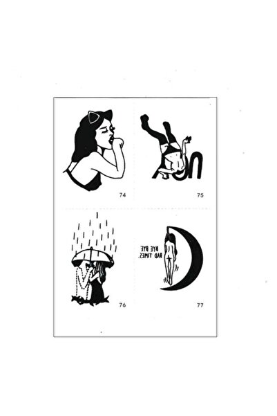 Mecit Tuhafiye Genç Tarz Fügür Geçici Dövme