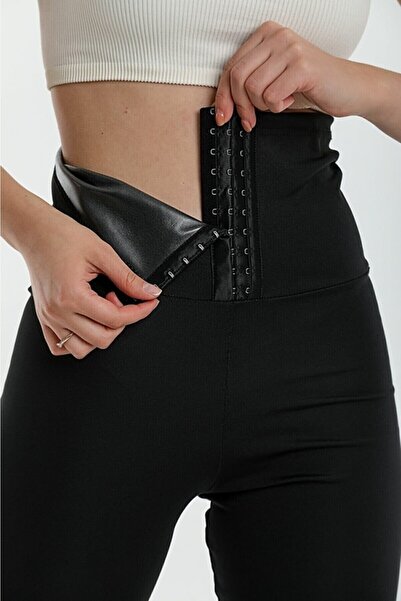 Otantik Sauna Thermal Tights Corset with Agraffiti