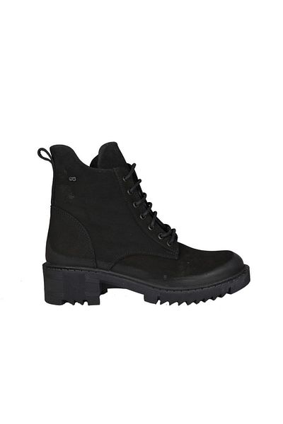 Castle Black 20881 Pure Leather Black Suede Women's Boots