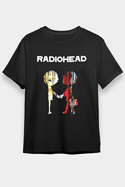 Adrift Tricou Radiohead negru unisex