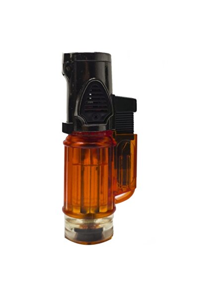 İNDİRİM CENTER 1400 C Tek Pürmüz Alev Puro Kamp Çakmağı Kırmızı Renk