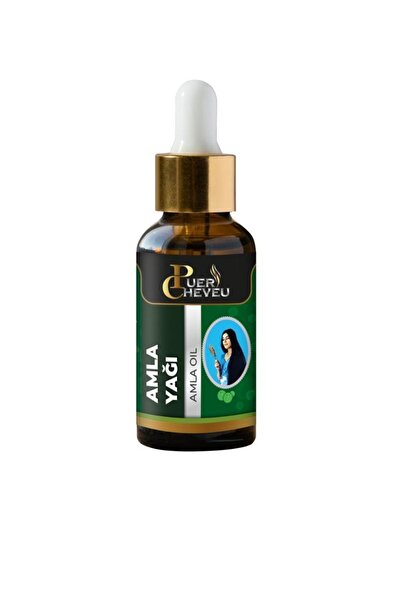 puer cheveu Saf Katkısız Amla Yağı Yavaş Uzayan Saçlara Özel 20 Ml Saf Amla Yağı