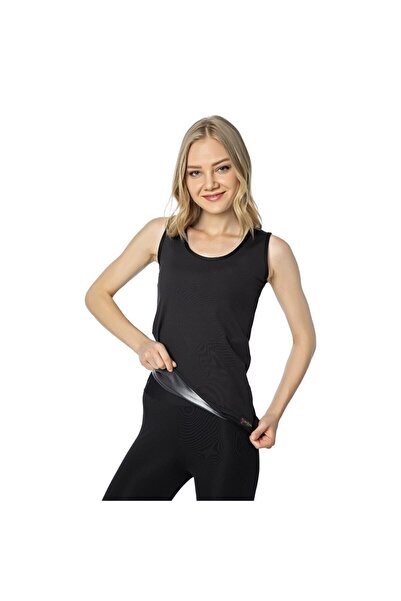 FİT WOMEN Kadın Siyah Termal Atlet Takım