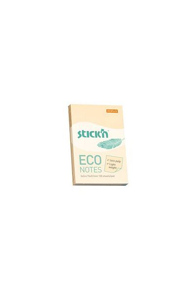 Gıpta Hopax Stickn Adhesive Note Paper (12 Pieces) 100 Yp 76x51 Eco Patel Yellow 21741