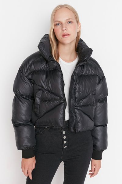 Trendyol Collection Winter Jacket - Black - Puffer - Trendyol