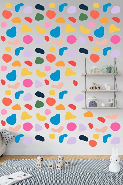 efekt reklam Autocolant cu forme abstracte colorate pentru salon, dormitor, b...