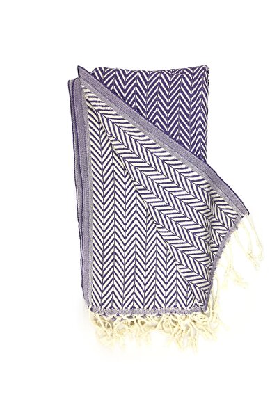 INTER Z Πετσέτα θαλάσσης 100% βαμβακερή, Xxl 100x180cm, Marmaris, Μωβ