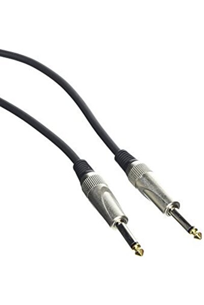 YKA 6.3 Mm Mono Enstürman Kablosu 1 Metre(gitar,bağlama,vs.)