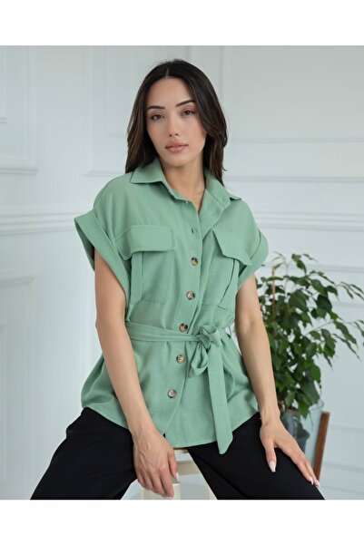 ALYA BUTİK قميص النعناع