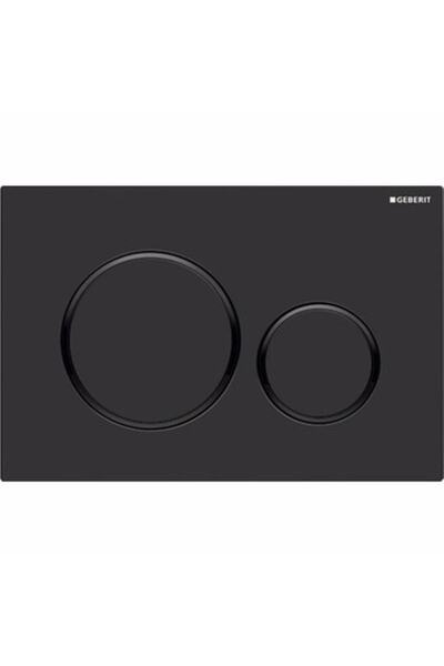 Geberit Sigma20 115.882.16.1 Kumanda Kapağı - Çift Basmalı - Mat Siyah/siyah/...