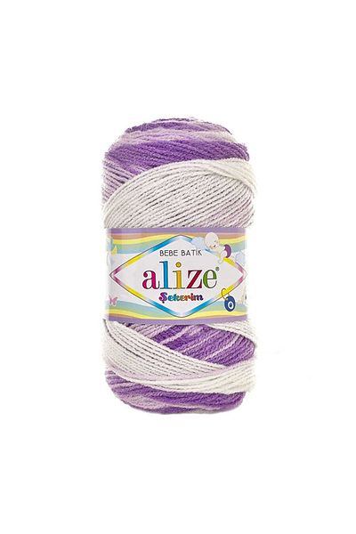 Alize 7254 Model Şekerim Bebe Batik - 100 Gr. Marbled Hand Knitting Yarn