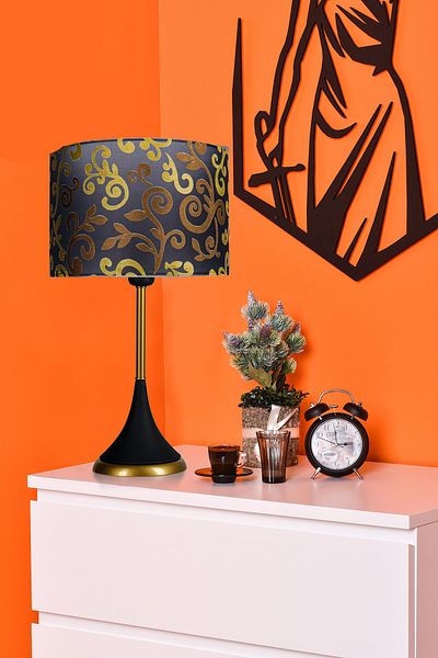 MINIMAL ETICARET VE BILGI TEKNOLOJILERI Avant-garde Andesite Black Lampshade