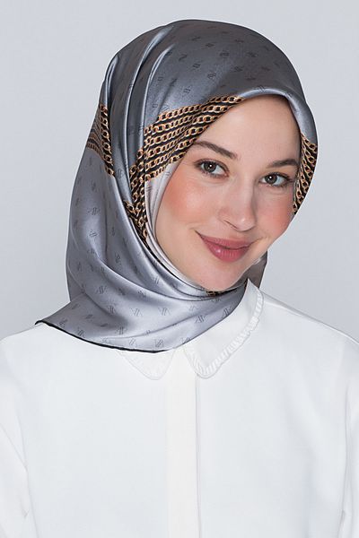 Armine Μεταξωτό κασκόλ 8113d (twill) (νοσταλγία)