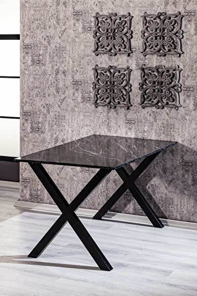 SANDALİE Matrix Maxima Bendir Mermer Desen 85x130 Mutfak Masası