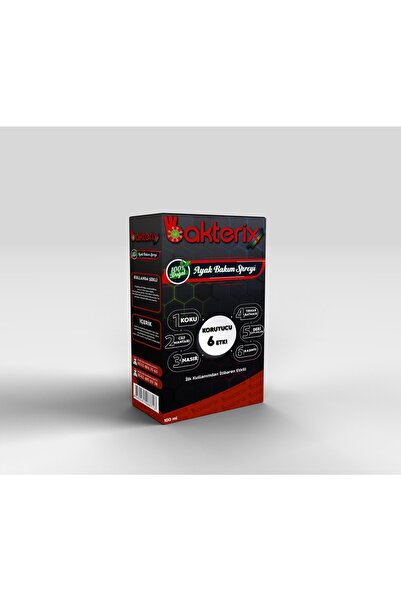 Bakterix Ayak Koku Önleyici Ve Mantar Karşıtı Sprey 100 ml - Ayak Hijyen Spreyi