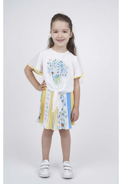 best kids Girl's Ecru Wide Sleeve Blouse