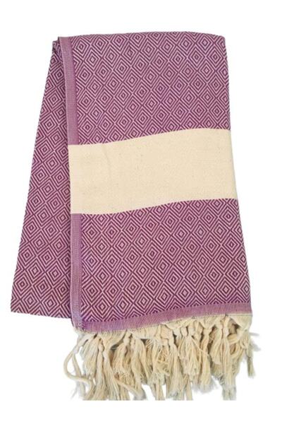 HRN Textile Peshtemal cu model de diamante 100x180 cm