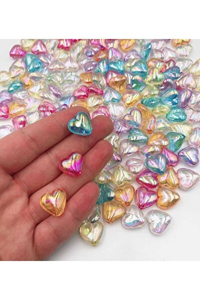 ella'nın çarşısı Mărgele acrilice în formă de inimă Janjanlı sunt potrivite p...