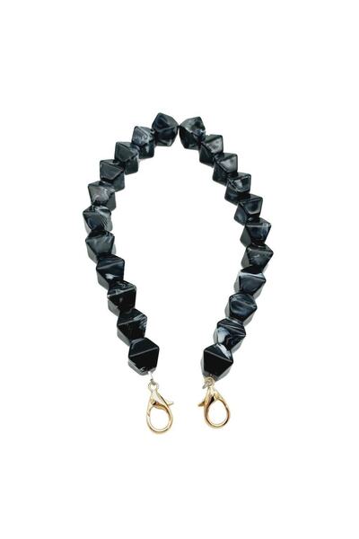 angel çanta aksesuar Mâner de geantă din acril octogonal cu margele de culoar...