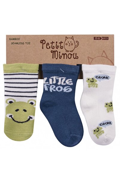 Petit Minou جوارب للرضع مكونة من 3 قطع من Little Frog