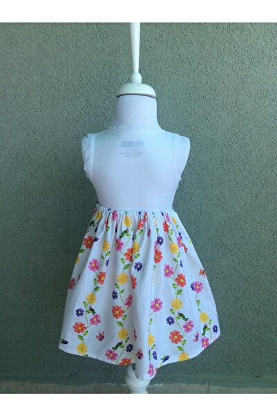 Yakamoz Kız Bebek 4-12 Ay Desenli Poplin Kumaş Etek