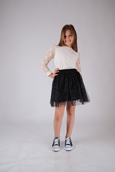 Taygoo Uzun Kol Detaylı Pamuk Tişört Beyaz Nanna Fashion 2022-g-0005