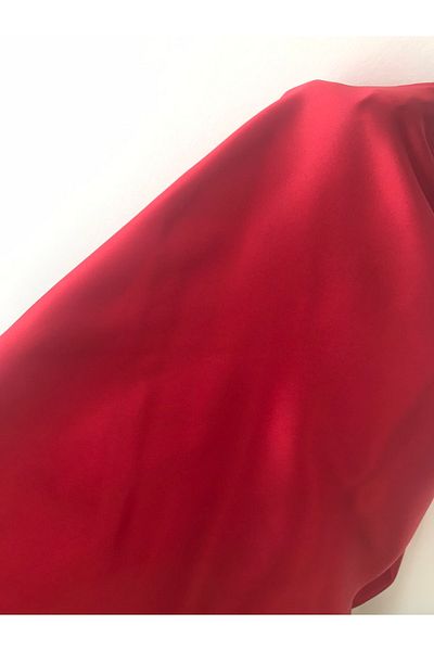 PratikDikisco Red Satin Fabric