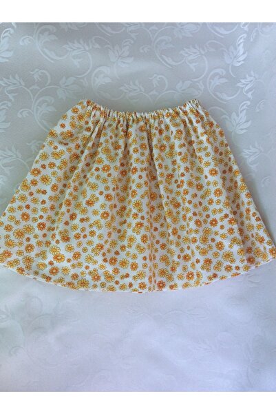 Yakamoz Kız Bebek 4-12 Ay Desenli Ithal Poplin Kumaş Etek