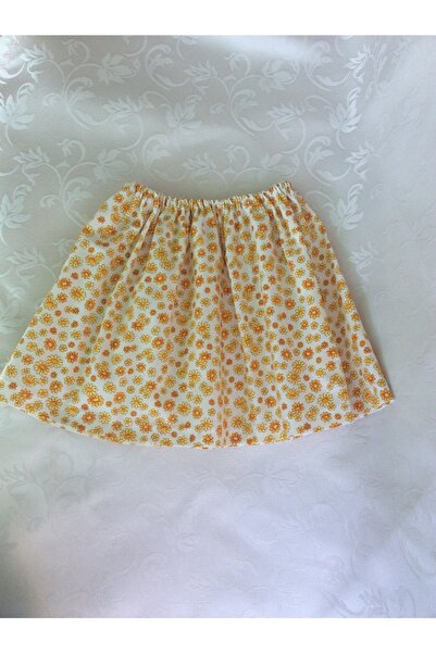 Yakamoz Kız Bebek 4-12 Ay Desenli Ithal Poplin Kumaş Etek