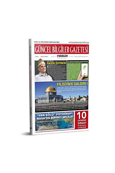 Paragon Yayıncılık 2022 Güncel Bilgiler Gazetesi Kpss Ve Tüm Kurum Sınavları ...