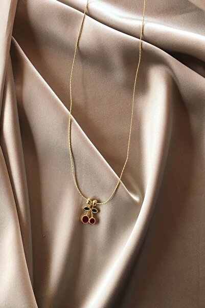 Karlay قلادة نسائية أنيقة على شكل الكرز