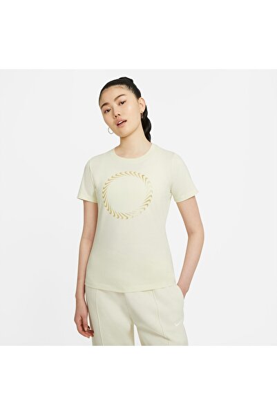 Nike Sportswear Icon Clash Kadın Bej T-shirt
