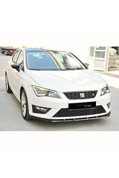 HasAkman Seat Leon Mk3 Fr Basic Ön Tampon Lip Piona Black 2012 2013 2014 2015...