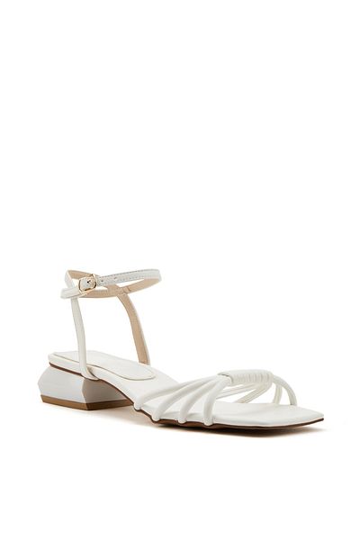 Sole Sisters Sandalette - Weiß - Blockabsatz