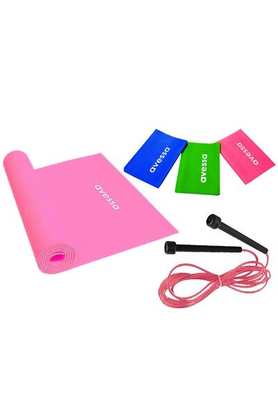 AVESSA Deluxe Pilates Seti Pembe 5 Parça Set7
