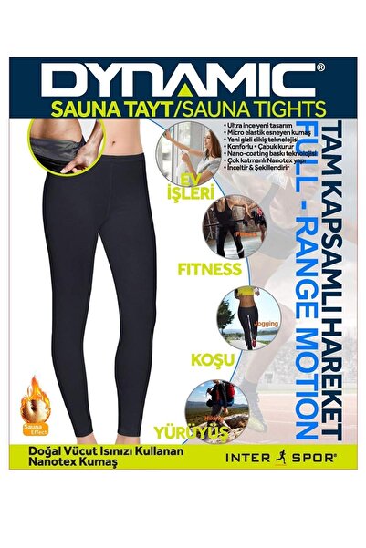 Dynamic Kadın Siyah Sauna Tayt