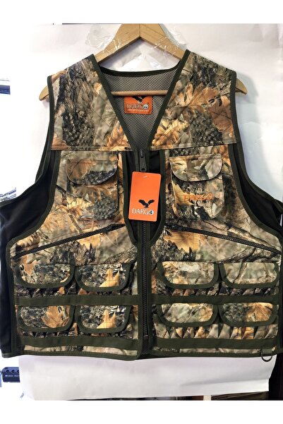 Dargo Avcı Yeleği L Beden Meşe Renk