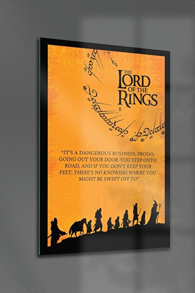 Decovetro Tablou de sticlă Stăpânul Inelelor Periculos