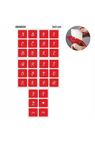 Genel Markalar Taçlı Harf Tattoo Dövme Şablonu Kına Deseni