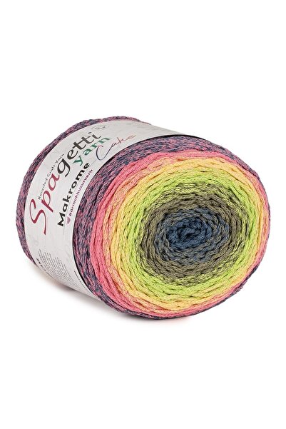 Spagettiyarn Makrome Cake Pastel Renkler